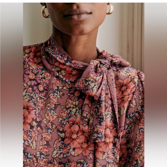 NWT Sezane Elyes Blouse - Picture 1 of 3
